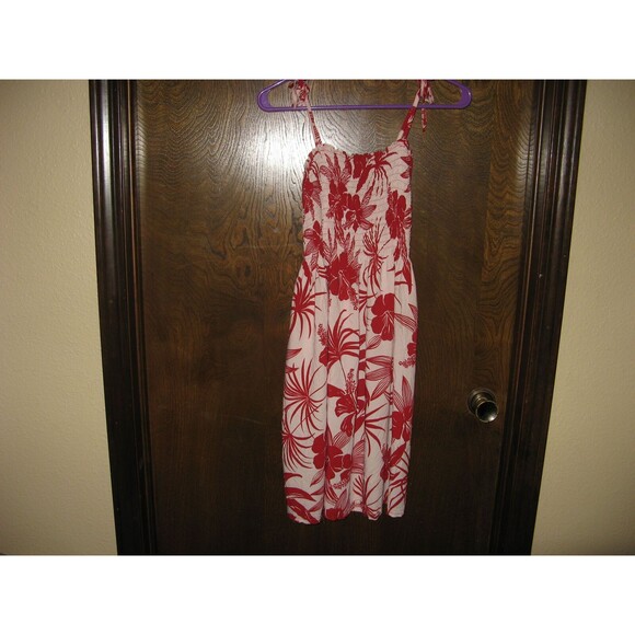 Womens Hibiscus Collection Hawaiian Halter Dress Tropical Hippy Gypsy - One Size - Picture 1 of 5